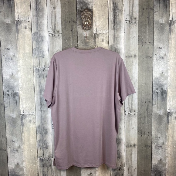 Men's Adidas Train Essentials Feelready Training Tee in Shadow Violet Size XL. - Picture 3 of 10